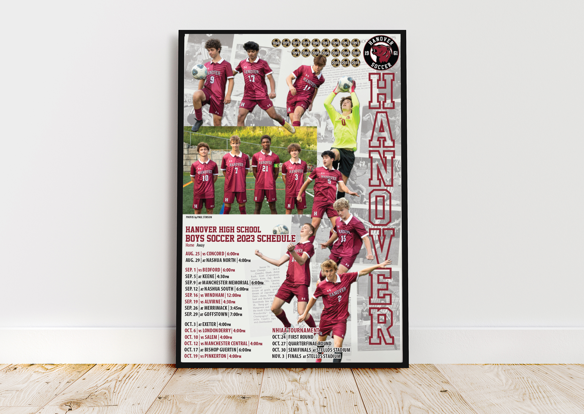Hanover Soccer Team poster